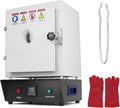 Elektrische oven, 1500W, Sinterende Oven, Compacte Tafelblad Smeltende Oven van 1500W voor Sieraden Gieten met Observatievenster