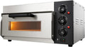 Pizzaoven, 40 cm, roestvrijstalen behuizing, Compacte elektrische, professionele, roestvrij staal, nauwkeurig koken, voor restaurants
