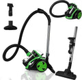Stofzuiger, 900 W, stille werking, Gimisgu Zakloze, 900 W krachtige, lichte zonder zak, met stofreservoir van 3 liter en extra mondstuk, lang snoer