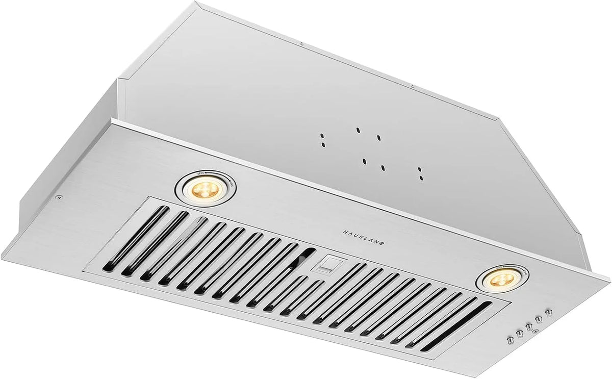 R100 afzuigkap, 3 snelheden, roestvrijstalen behuizing, Getue Hauslane, Chef Series : 30' ingebouwde/verzonken kachelkap, Compact roestvrij staal