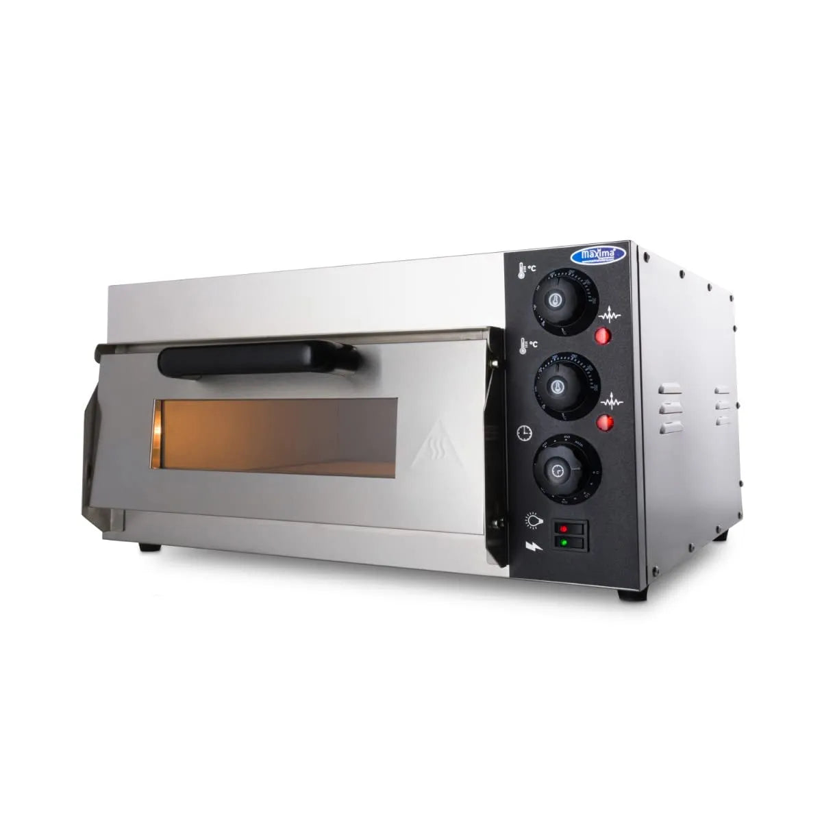 Pizzaoven, 40 cm, Pizza Oven voor 1 Pizza Ø 40 cm, Geschikt voor Pizza, Makkelijk Verplaatsbaar
