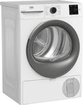 Beko BM3T38210W1 warmtepomp, 15 programma's, droger, geschikt voor mensen met allergieën, hygiëne drogen en hygiëne opfrissen
