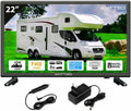 DVB-C/T2/S2 Smart TV, 22 Inch, 55 cm, Antteq 22 Inch, 2K D-LED LED Televisie met 12V Voeding, Zonder, Triple Tuner, Dolby Audio