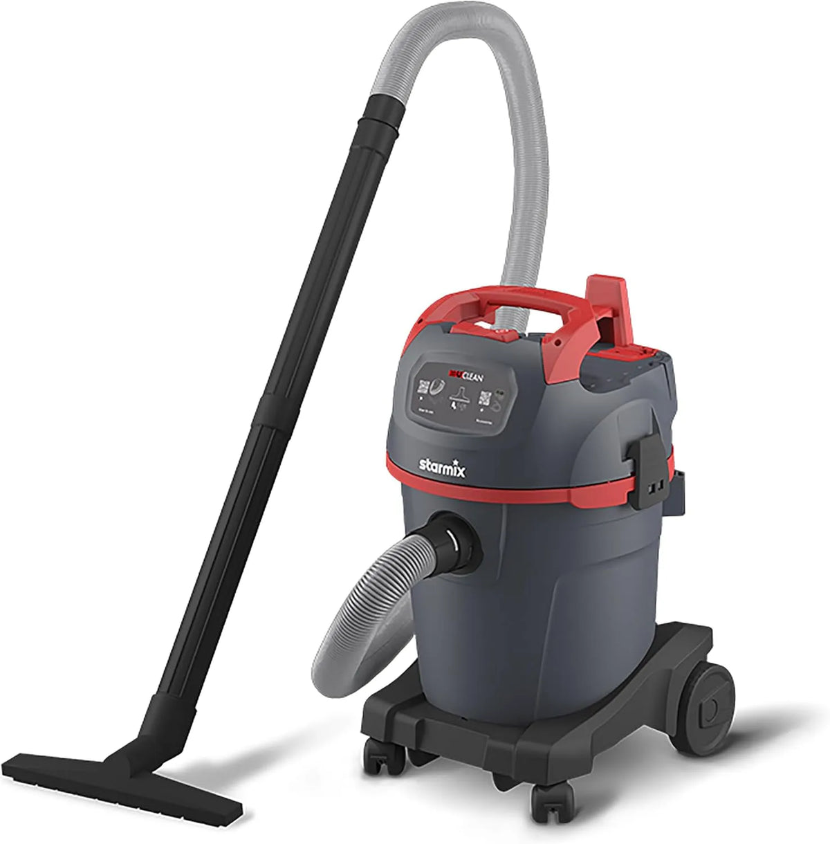 Stofzuiger, 1400 W, nat en droog gebruik, Starmix Universele uClean 1432 ST, zeer veelzijdige nat- en droogzuiger voor flexibele toepassingen