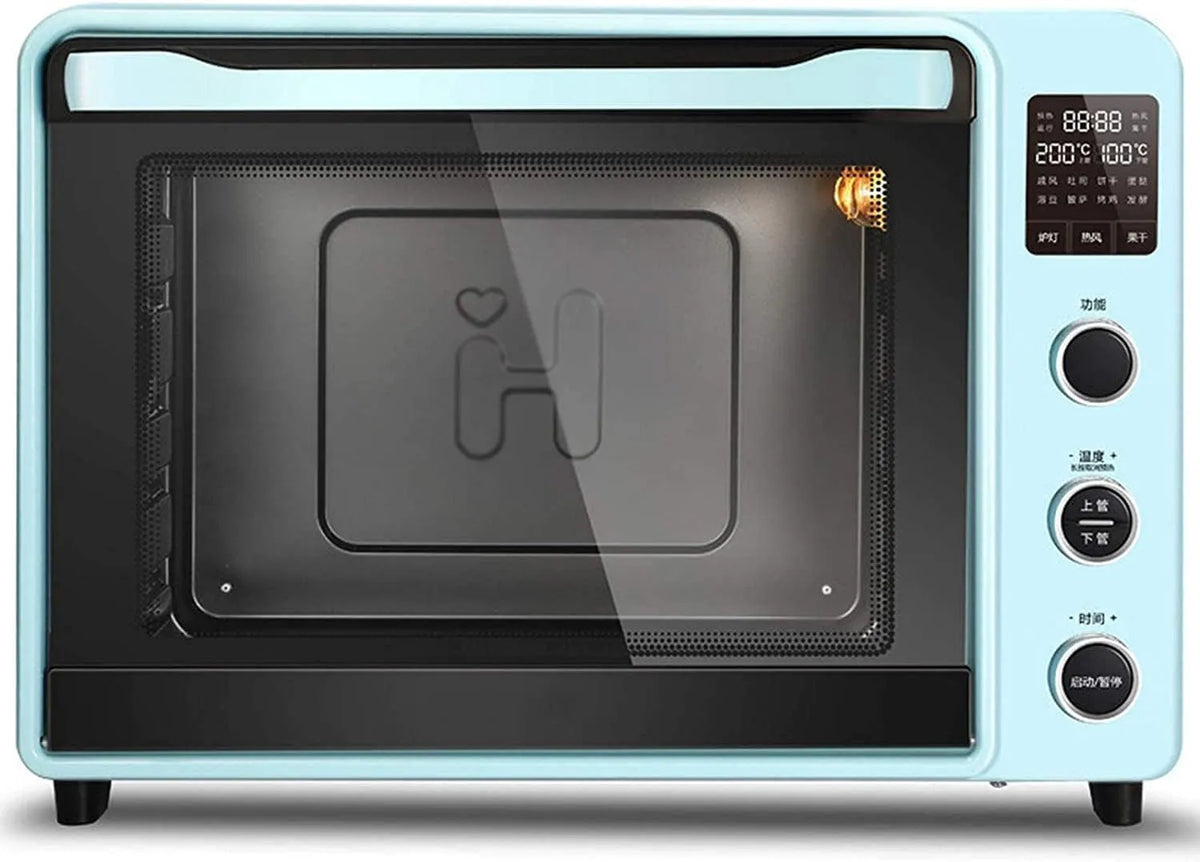 Elektrische oven, automatische werking, heteluchtfunctie, Slimme met grote capaciteit, multifunctionele ouderwetse werkbladen