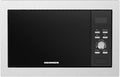 HMW-BI2360SS magnetron, roestvrijstalen behuizing, digitaal display, Inbouw 23L 800W met Grill, Elektronische Bediening, Modern RVS Design