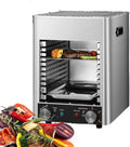 Elektrische oven, 1700 W, instelbare temperatuur, Elektrische vleeskachel, commerciële indoor grill 1700 W, 10 lagen grill, commerciële voor vlees.