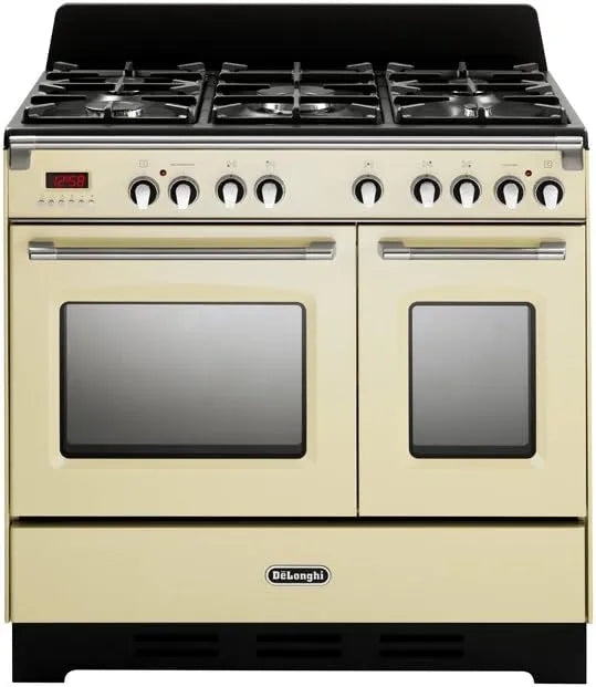 DeLonghi MEM 965T BA gaskookplaat, Ingebouwd Vrijstaand A Beige fornuis