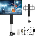 VEVOR TV-beugel 220 V, 10,7 cm, 48,5 x 10,7 cm, automatische werking, gemotoriseerde tv-beugel 48,5 x 10,7 cm, automatische wandhouder