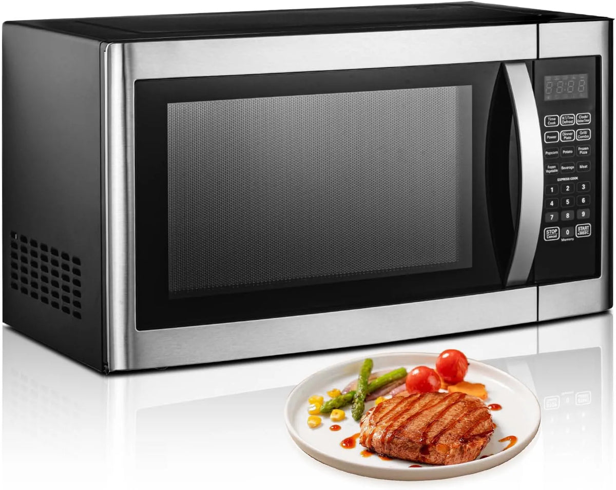 Magnetron, 1100 W, 1400 W, Smad 42 liter met meerdere all-in-one kookmodi, inclusief grill, combi en ontdooien, combi- 1100 W met 11 vermogensniveaus