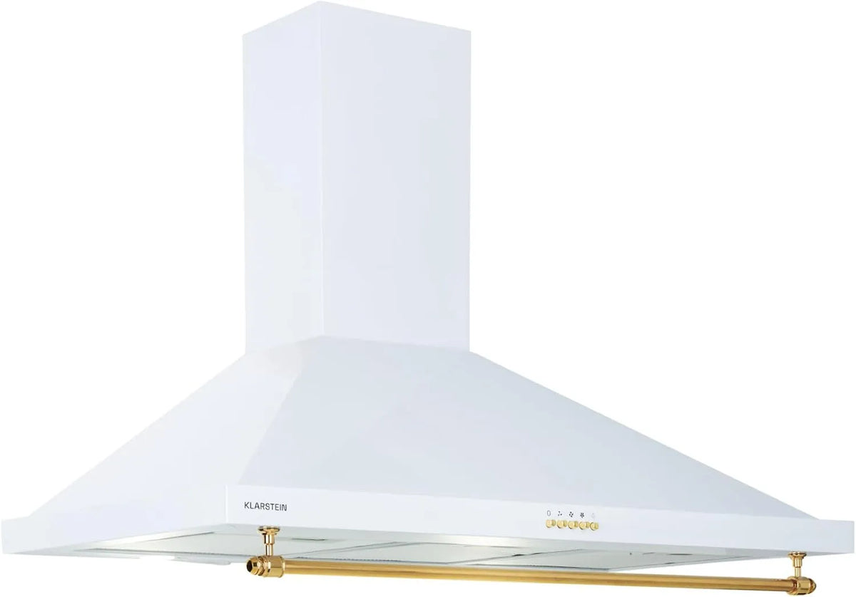 Klarstein afzuigkap, 591,5 m3/h, afzuiging met RGB LEDs, wand met Aluminium Fettfilter & 3